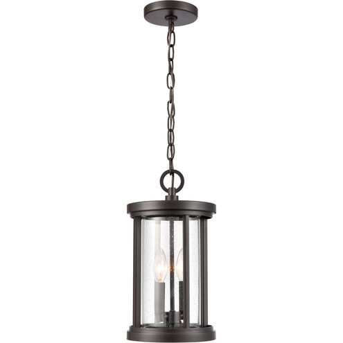 Brison 2 Light 8 inch Oil Rubbed Bronze Outdoor Pendant