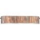 Modern Organics 3 Light 29 inch Polished Chrome Vanity Light Wall Light in Incandescent