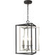 Salinger 3 Light 16 inch Charcoal with Satin Nickel Pendant Ceiling Light