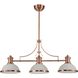 Chadwick Linear Chandelier Ceiling Light in Incandescent