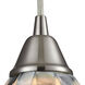 Capri 1 Light 5 inch Satin Nickel Multi Pendant Ceiling Light in Incandescent, Configurable