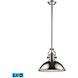 Chadwick LED 17 inch Polished Nickel Pendant Ceiling Light