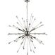 Sprigny 10 Light 38 inch Polished Nickel Chandelier Ceiling Light