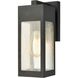 Angus 1 Light 13 inch Charcoal Outdoor Wall Sconce