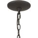 Renford 3 Light 8 inch Architectural Bronze with Clear Outdoor Pendant