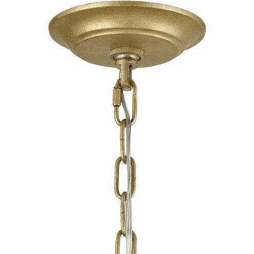 Loughton 3 Light 14 inch Golden Silver Chandelier Ceiling Light