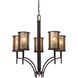 Barringer 5 Light 29 inch Aged Bronze Chandelier Ceiling Light