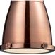 Chadwick 1 Light 8 inch Antique Copper Mini Pendant Ceiling Light in Incandescent