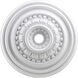 English Study White Medallion
