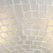 Fusion 2 Light 12 inch Satin Nickel Semi Flush Mount Ceiling Light in White Mosaic Glass
