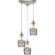 Sutter Creek 3 Light 12 inch Satin Nickel Mini Pendant Ceiling Light