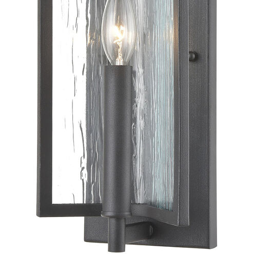Inversion 1 Light 6 inch Charcoal Sconce Wall Light