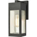 Angus 1 Light 13 inch Charcoal Outdoor Sconce