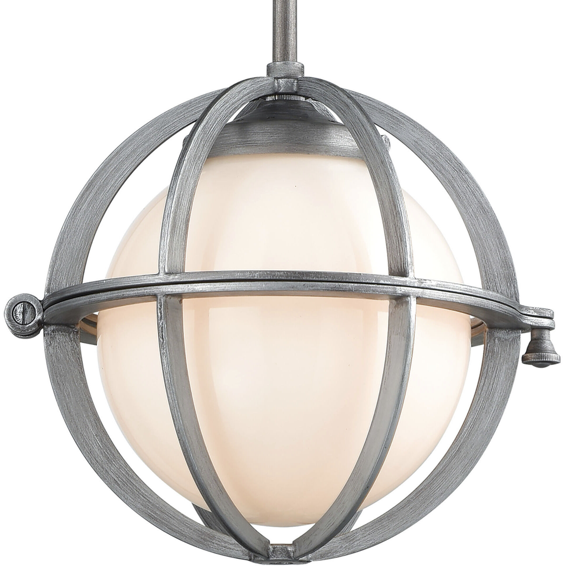 Aubridge 1 Light 10 inch Weathered Zinc Mini Pendant Ceiling Light