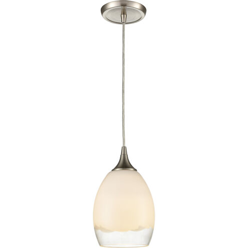 Cirrus 1 Light 6 inch Satin Nickel Multi Pendant Ceiling Light, Configurable