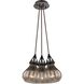 Danica 3 Light 13 inch Oil Rubbed Bronze Mini Pendant Ceiling Light