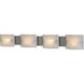 Pannelli LED 41 inch Stainless Steel Vanity Light Wall Light in White Alabaster