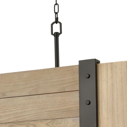 Wooden Crate Linear Chandelier Ceiling Light