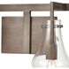 Culmination 4 Light 36 inch Weathered Zinc with Clear Vanity Light Wall Light