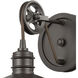 Spindle Wheel 1 Light 11 inch Oil Rubbed Bronze Vanity Light Wall Light