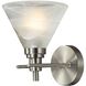 Pemberton 1 Light 9 inch Brushed Nickel Vanity Light Wall Light in Incandescent