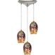 Illusions 3 Light 11 inch Satin Nickel Mini Pendant Ceiling Light