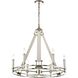 Bergamo 6 Light 29 inch Polished Nickel Chandelier Ceiling Light