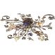 Brillare LED 36 inch Bronzed Rust with Multicolor Semi Flush Mount Ceiling Light