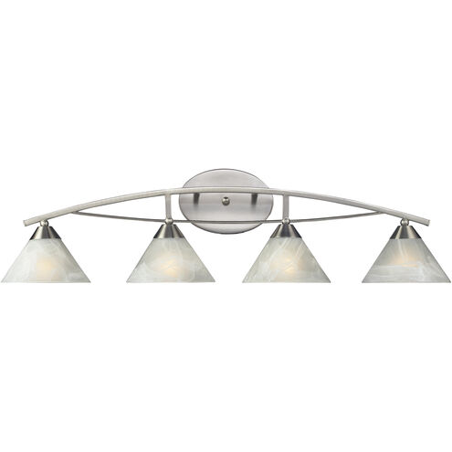 Elysburg 4 Light 36 inch Satin Nickel Vanity Light Wall Light