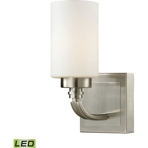 Dawson LED 6 inch Brushed Nickel Vanity Light Wall Light