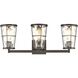 Kendrix 3 Light 24 inch Oil Rubbed Bronze Vanity Light Wall Light