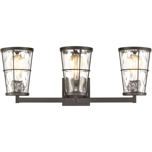 Kendrix 3 Light 24 inch Oil Rubbed Bronze Vanity Light Wall Light
