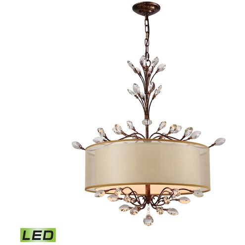 Asbury LED 26 inch Spanish Bronze Chandelier Ceiling Light