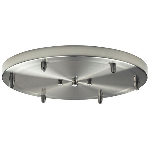 Illuminare 6 Light 2 inch Satin Nickel Pan, Round