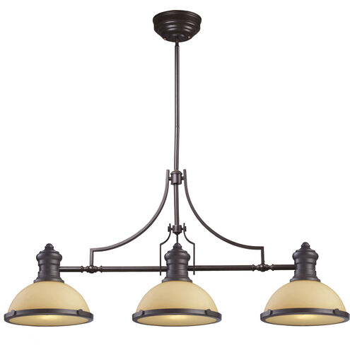 Chadwick Linear Chandelier Ceiling Light in Incandescent