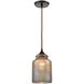 Illuminessence 1 Light 6 inch Oil Rubbed Bronze Mini Pendant Ceiling Light