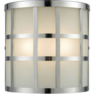 Hooper 2 Light 8 inch Silver Outdoor Sconce