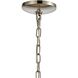 Geosphere 3 Light 15 inch Polished Nickel with Parisian Gold Leaf Chandelier Ceiling Light