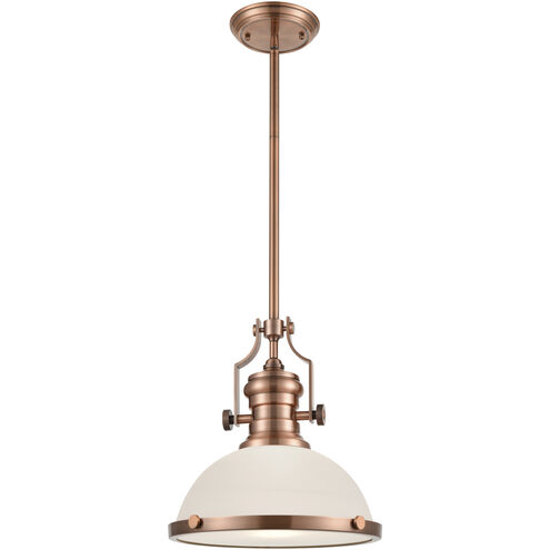 Chadwick 1 Light 13 inch Antique Copper Pendant Ceiling Light in Incandescent
