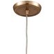 Menlow Park 1 Light 6 inch Satin Brass Mini Pendant Ceiling Light