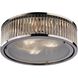 Linden Manor 3 Light 16 inch Polished Nickel Flush Mount Ceiling Light