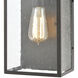 Lamplighter 1 Light 13 inch Matte Black Outdoor Sconce