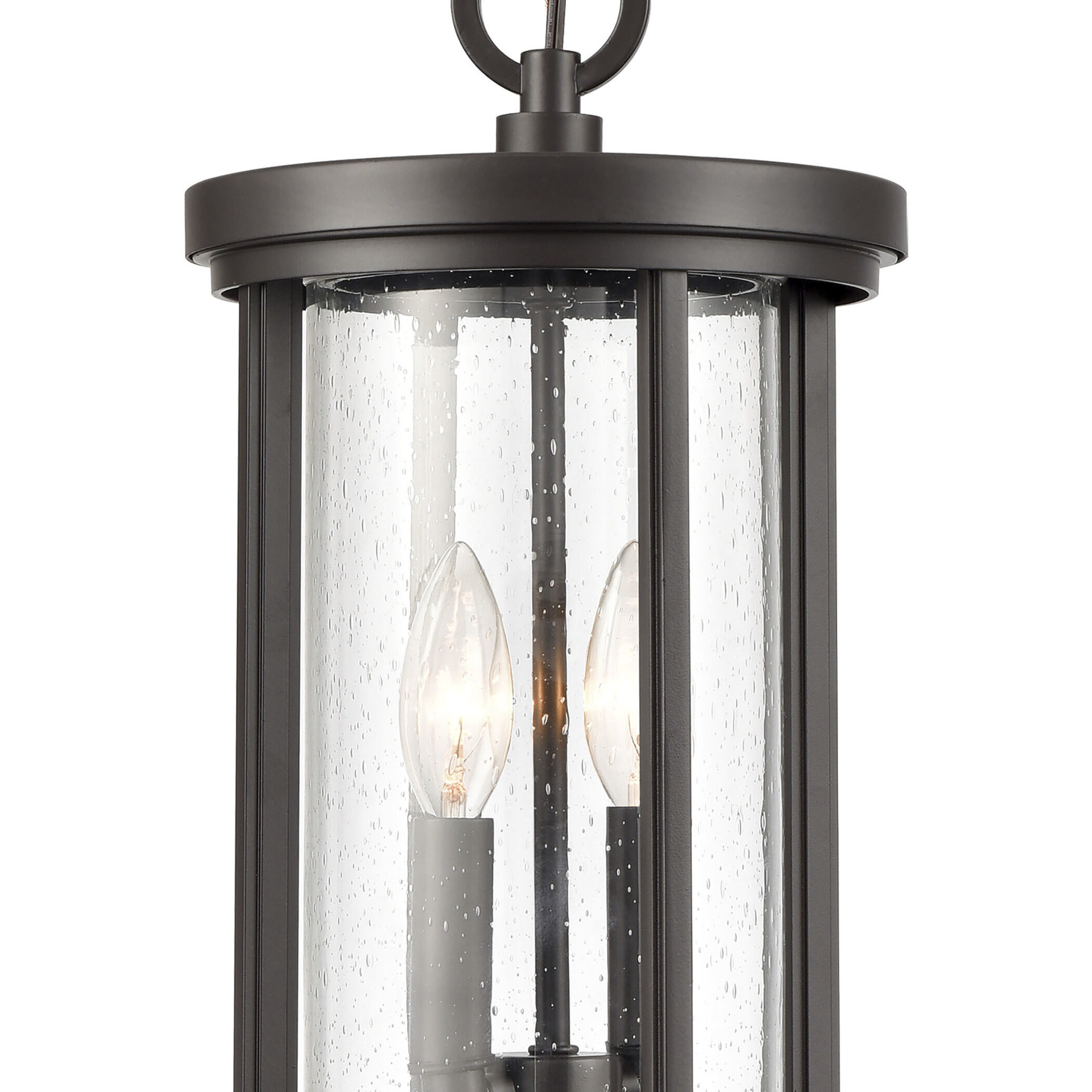 ELK 89385 2 Brison 2 Light 8 inch Oil Rubbed Bronze Outdoor Pendant