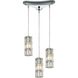 Cynthia 3 Light 10 inch Polished Chrome Mini Pendant Ceiling Light