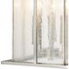 Oak Park 3 Light 9 inch Antique Brushed Aluminum Outdoor Pendant