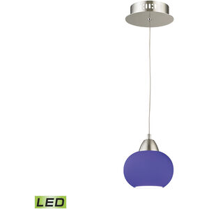 Ciotola LED 6 inch Satin Nickel Mini Pendant Ceiling Light