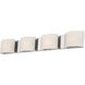 Pandora LED 33.8 inch Chrome Vanity Light Wall Light