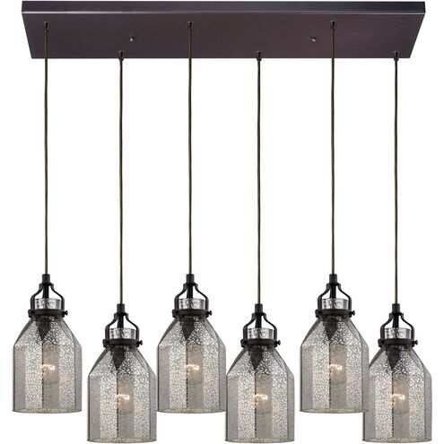 Danica 6 Light 30 inch Oil Rubbed Bronze Mini Pendant Ceiling Light