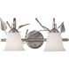 Willoughby 2 Light 19 inch Sunset Silver Sconce Wall Light