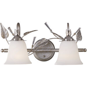 Willoughby 2 Light 19 inch Sunset Silver Sconce Wall Light